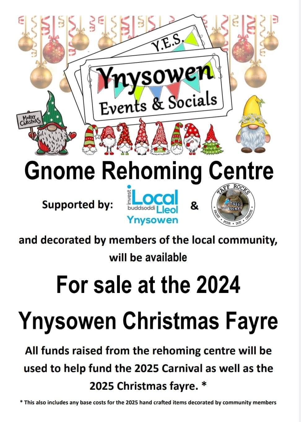 Gnome re-homing centre marketing poster
